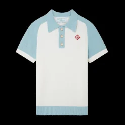 Raglan Boucle Polo Shirt