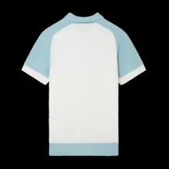 Raglan Boucle Polo Shirt