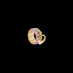 Rainbow Heart Ring