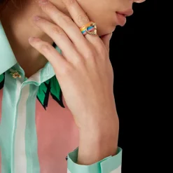 Rainbow Heart Ring