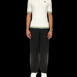 Rib Boucle Polo Shirt