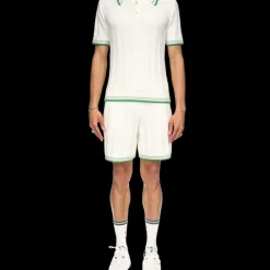 Rib Boucle Polo Shirt