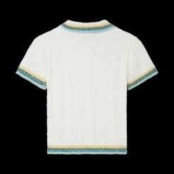 Rib Boucle Polo Shirt
