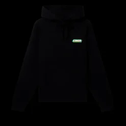 Rib Effect Hooded Sweatshirt