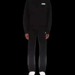 Rib Effect Hooded Sweatshirt