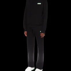 Rib Effect Hooded Sweatshirt