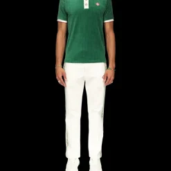 Rib Velour Polo Shirt
