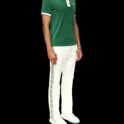 Rib Velour Polo Shirt