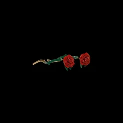 Rose Drop Earrings