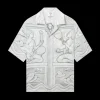 Sacred Stone Short Sleeve Silk Shirt