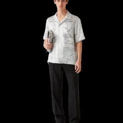 Sacred Stone Short Sleeve Silk Shirt