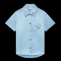 Satin Short Sleeve Shirt