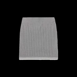 Silver Knit Skirt