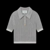 Silver Short Sleeve Polo Shirt