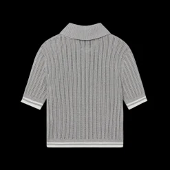 Silver Short Sleeve Polo Shirt
