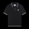 Silver Trim Boucle Polo Shirt