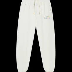 Stacked Logo Embroidered Sweatpants