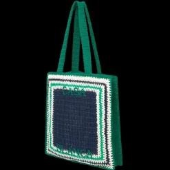 Stripe Crochet Bag
