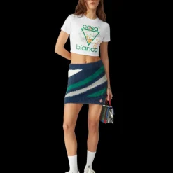 Stripe Fluffy Skirt