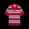 Stripe Oversized Polo Shirt