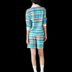 Stripe Towelling Shorts