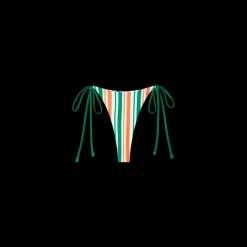 Striped String Bikini Bottom