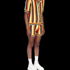 Striped Towelling Shirt