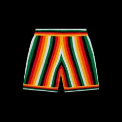 Striped Towelling Shorts