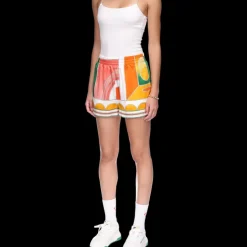 Summer Court Silk Shorts