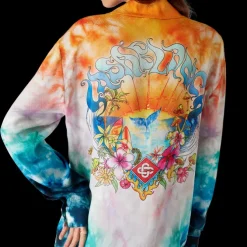 Surf Trip Long Sleeve Silk Shirt