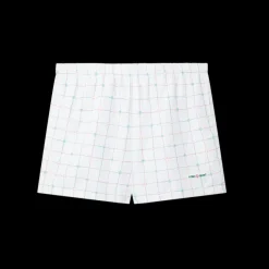 Tennis Check Swim Trunks