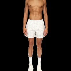 Tennis Check Swim Trunks