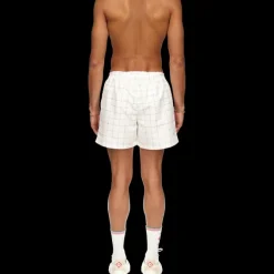Tennis Check Swim Trunks