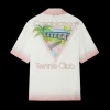 Tennis Club Icon Short Sleeve Silk Shirt