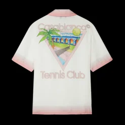 Tennis Club Icon Short Sleeve Silk Shirt