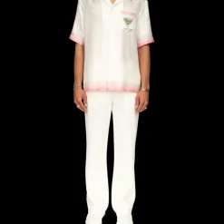 Tennis Club Icon Short Sleeve Silk Shirt
