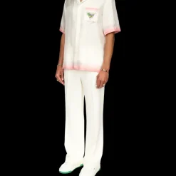 Tennis Club Icon Short Sleeve Silk Shirt