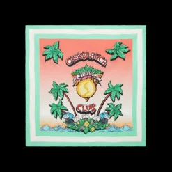 Tennis Club Medium Silk Scarf