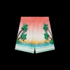 Tennis Club Silk Shorts