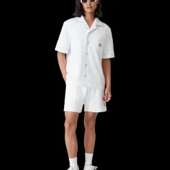 Tennis Stripe Towelling Shorts
