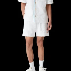 Tennis Stripe Towelling Shorts
