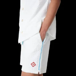 Tennis Stripe Towelling Shorts