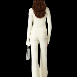 Textured Knitted Trousers