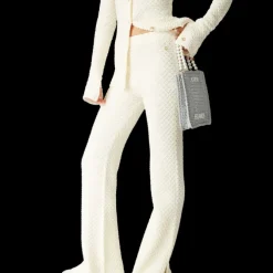 Textured Knitted Trousers