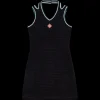 Textured Velour Tennis Dress