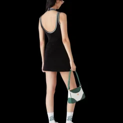 Textured Velour Tennis Dress