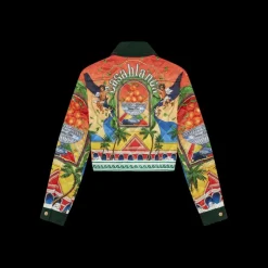 Triomphe D'Orange Quilted Cropped Jacket