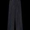 Washed Indigo Silver Lurex Jeans