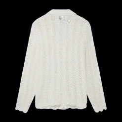 Wavy Gradient Crochet Shirt