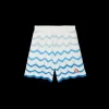 Wavy Gradient Crochet Shorts